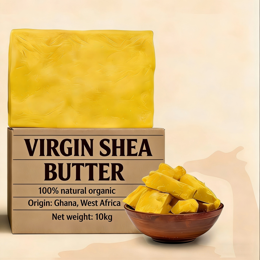 Pure Natural Golden Unrefined Shea Butter Oil  - Image 2
