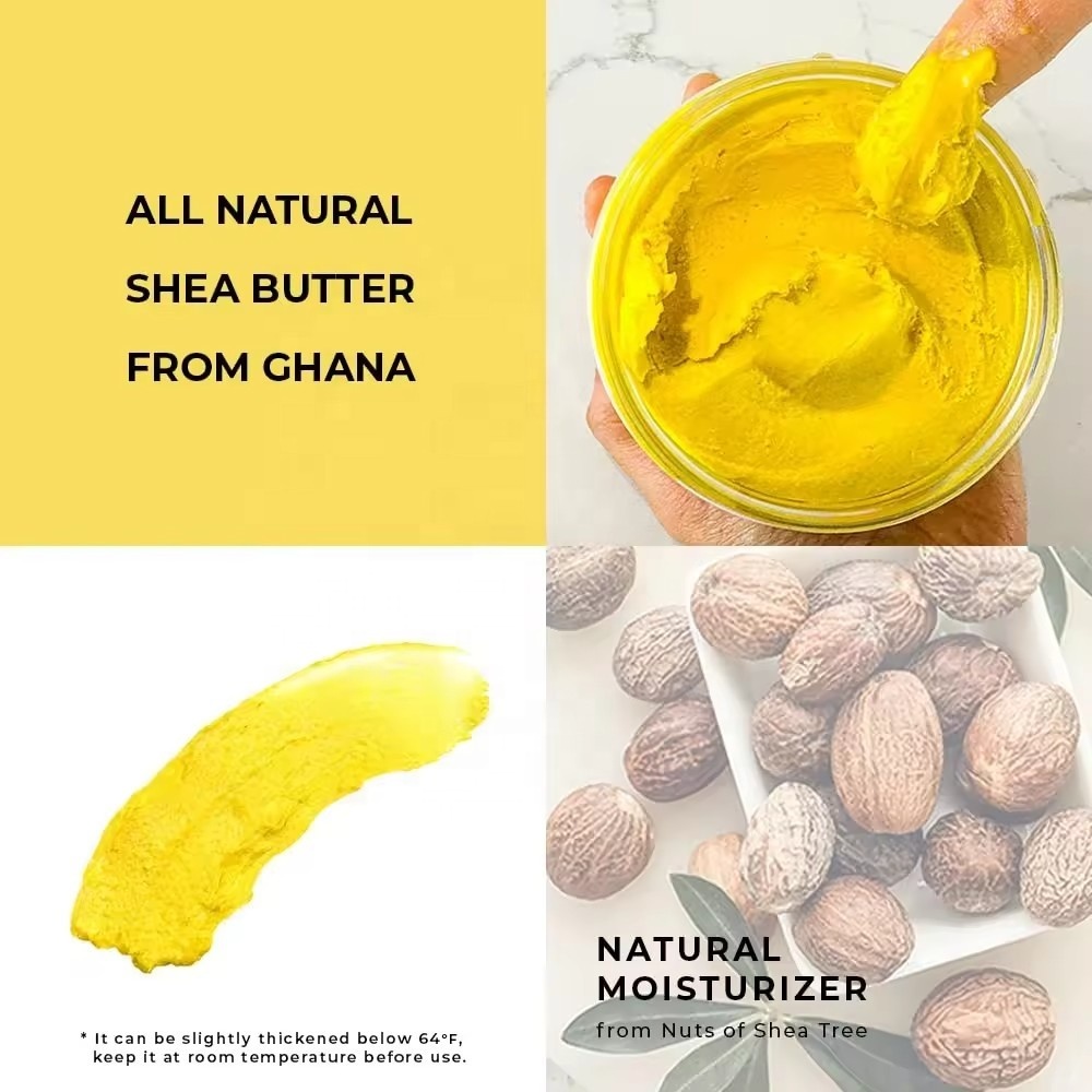 Raw Organic Unrefined Shea Butter High Quality Bulk Cream for Body Lotion Soap Making Hair Masks & Natural Skincare Formulations - Image 8