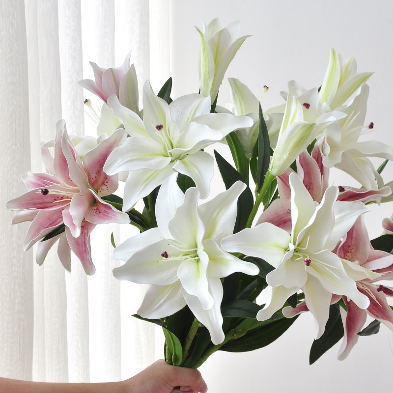 Artificial Realistic Soft Lilies - Image 4